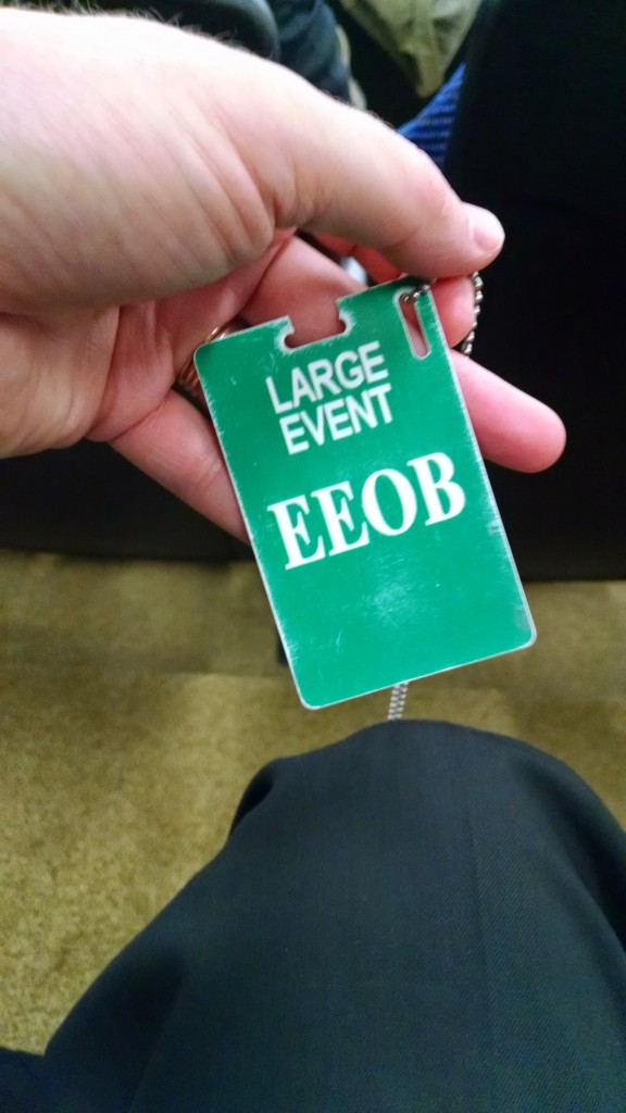 EEOB visitor badge