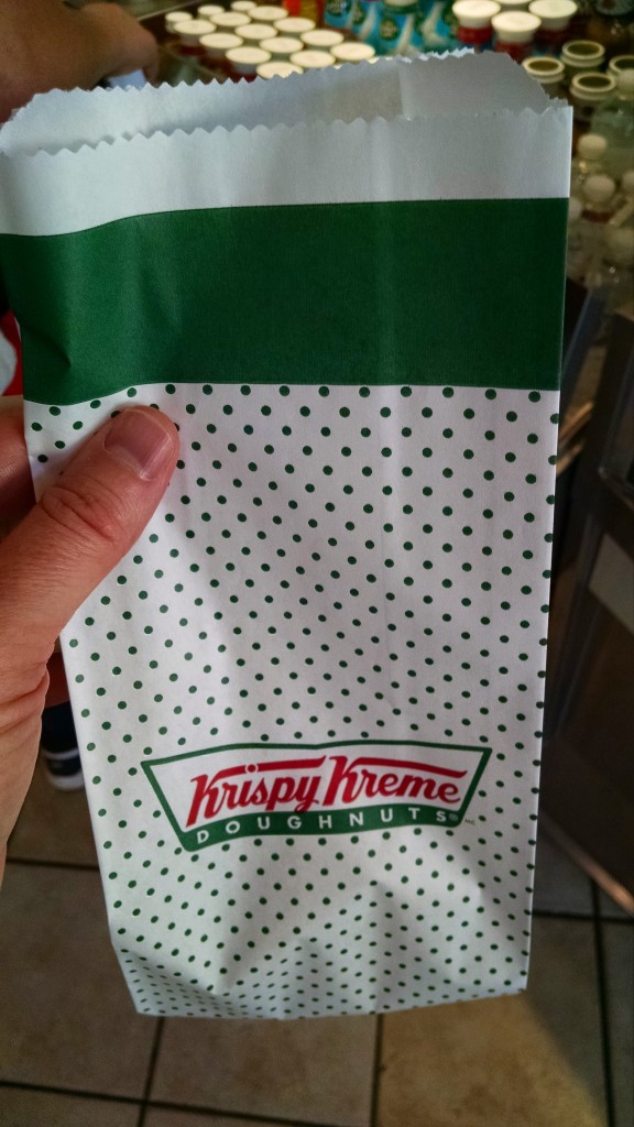 Found a Krispy Kreme on the way. Don't have any at home.
